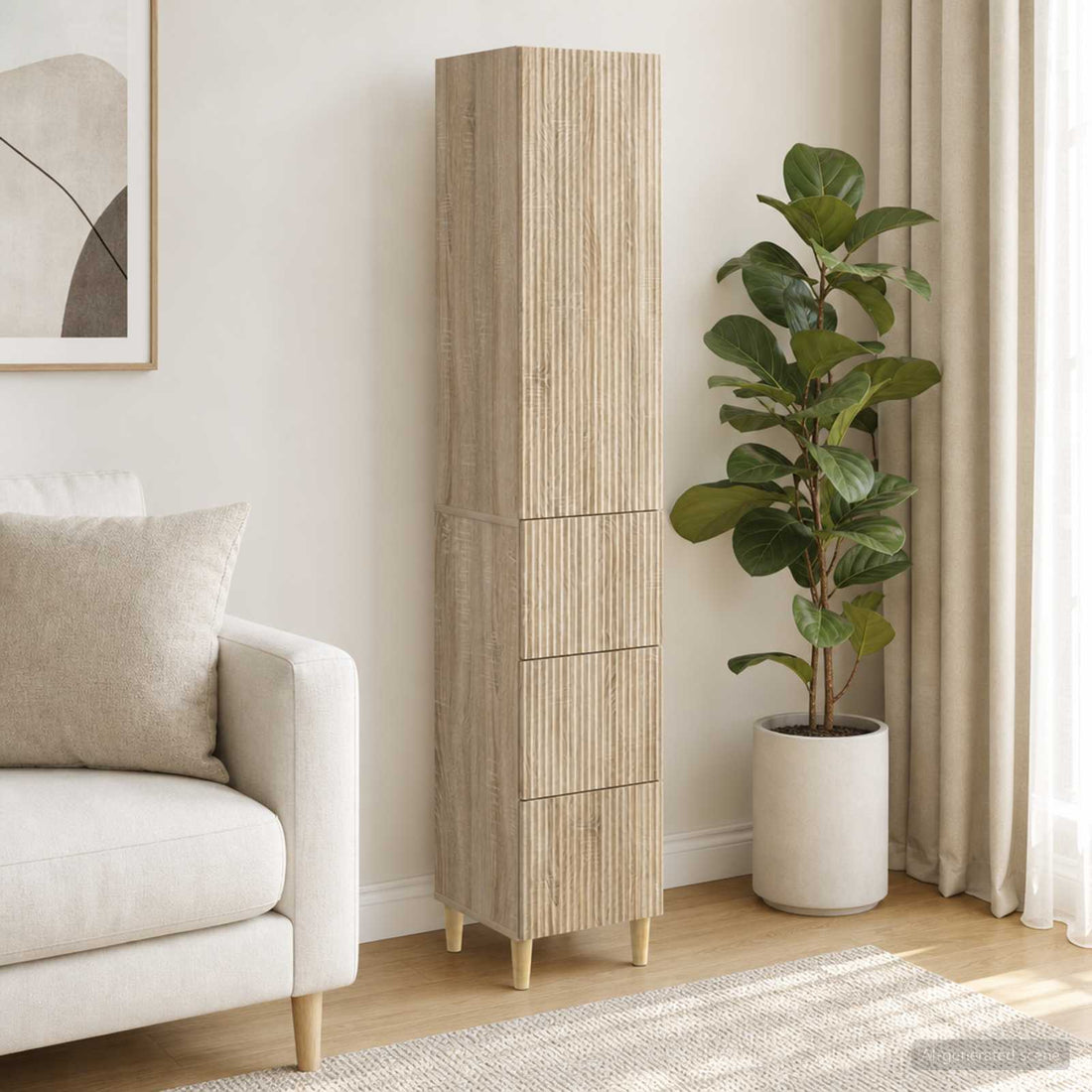 vidaXL Juego de armarios 2 uds. Madera de ingeniería