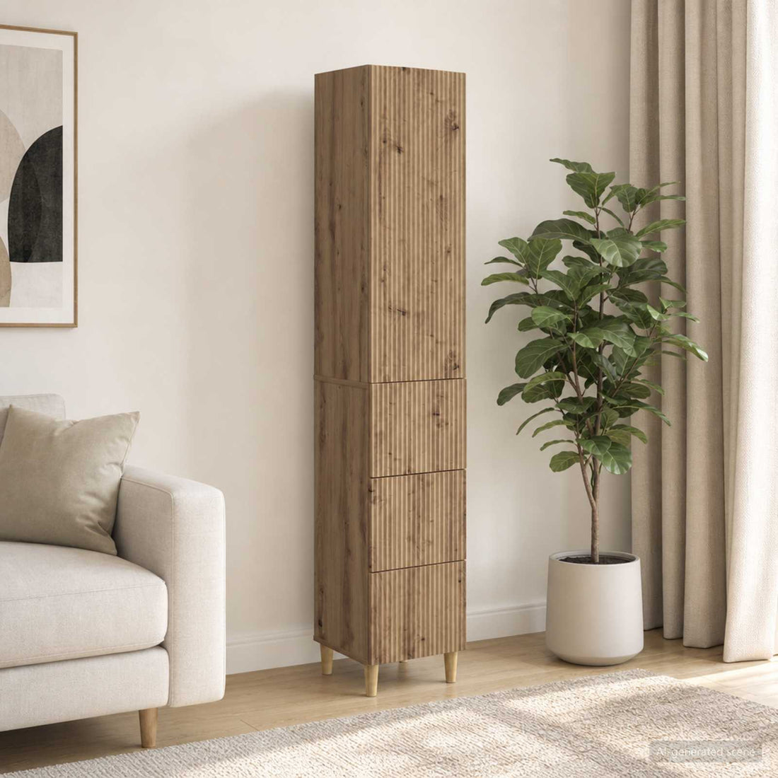 vidaXL Juego de armarios 2 uds. Roble artisan Madera de ingeniería