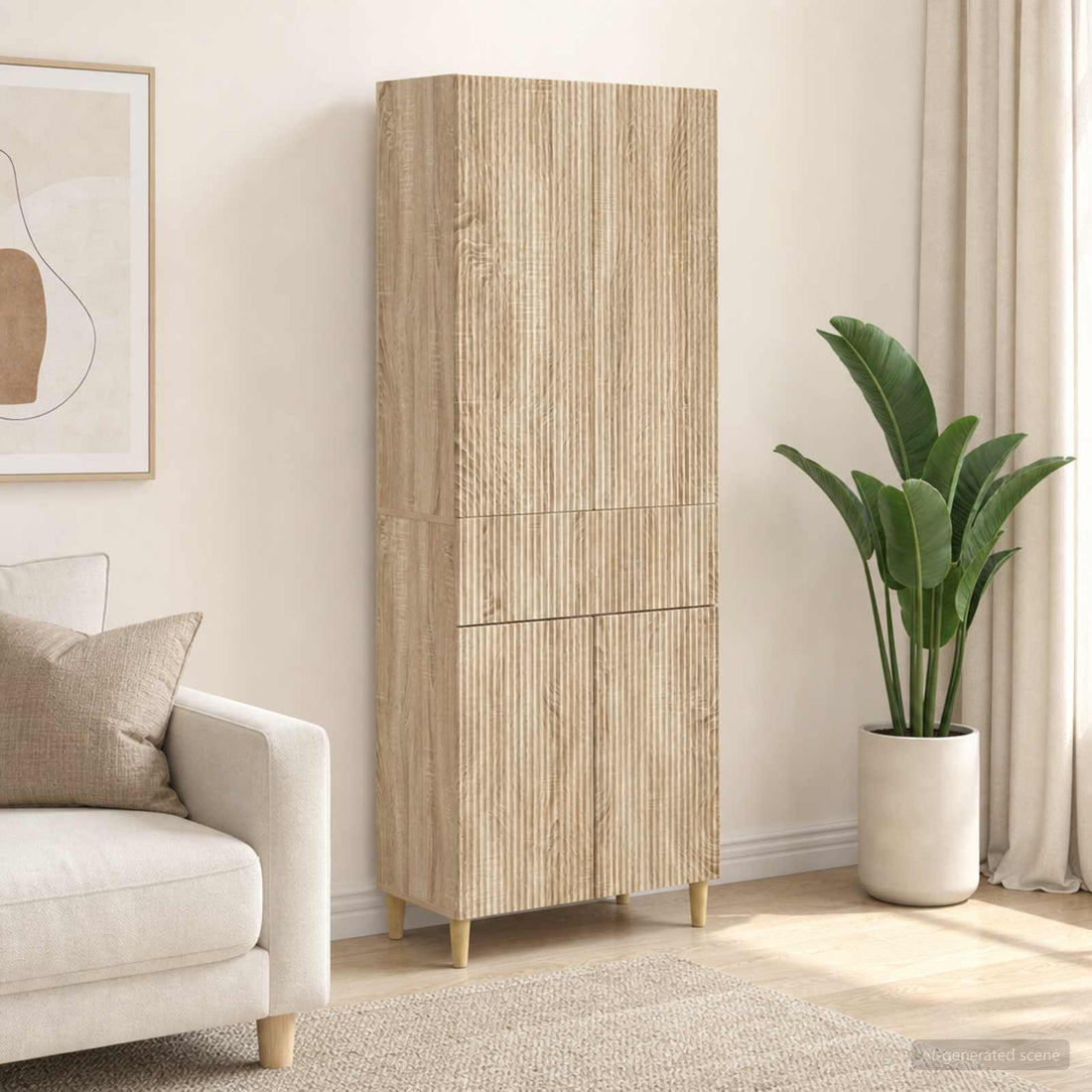 vidaXL Juego de armarios 2 uds. Madera de ingeniería