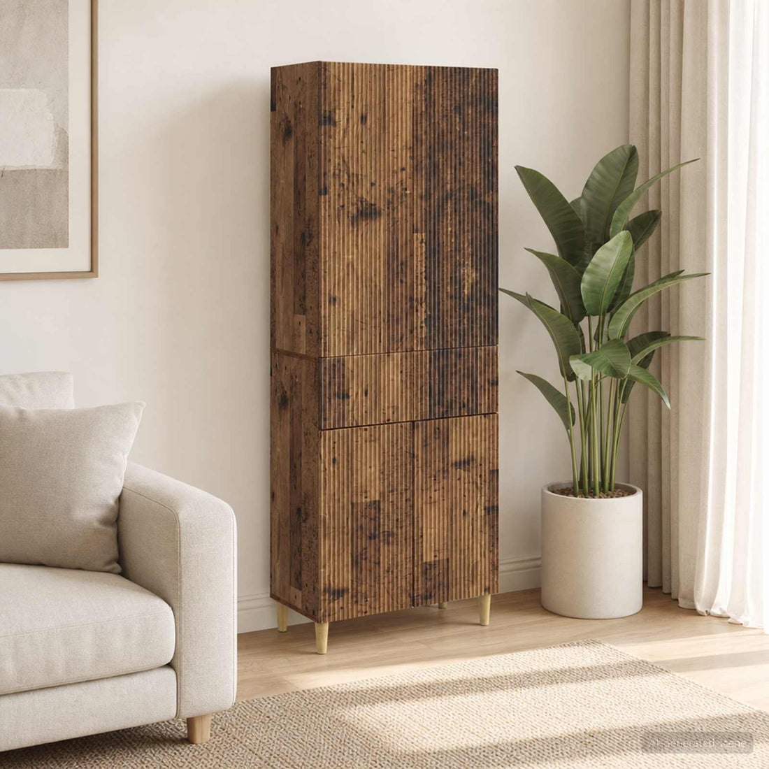 vidaXL Juego de armarios 2 uds. Madera de ingeniería