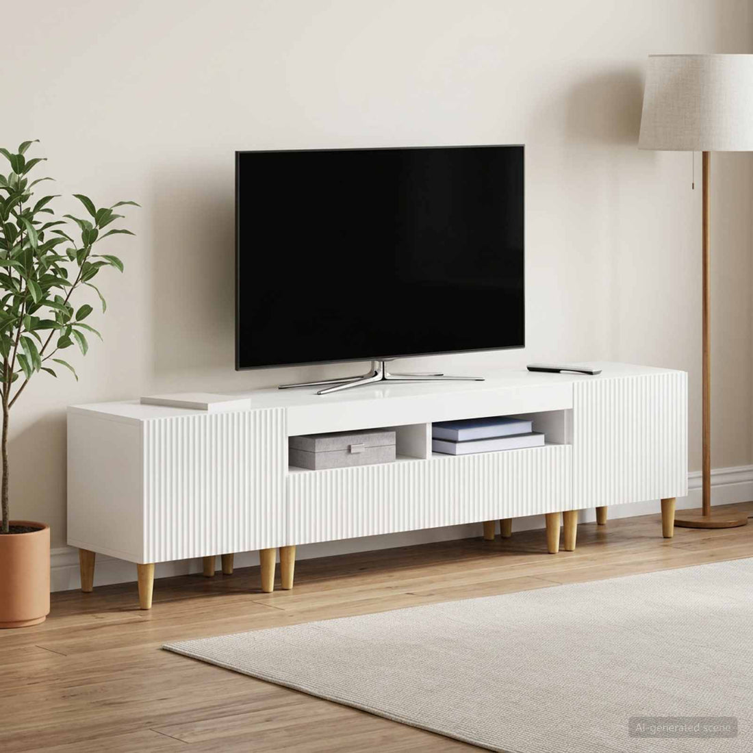 vidaXL Conjunto de 3 Muebles para TV con LED ARNHEM 3 uds.