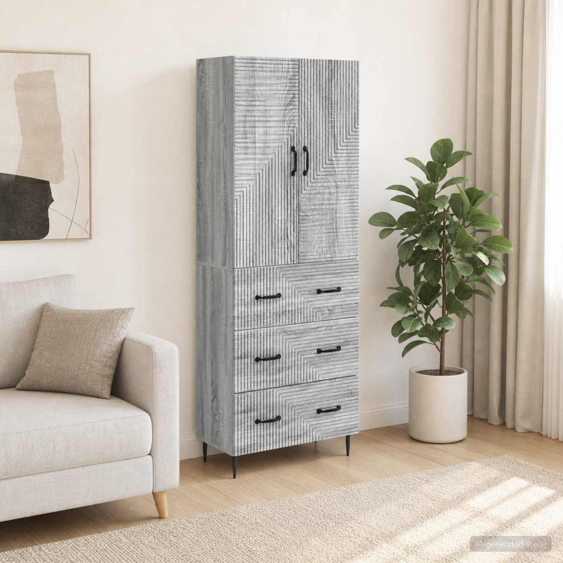 vidaXL Juego de armarios 2 uds. 66 x 34,5 x 90 cm Madera de ingeniería