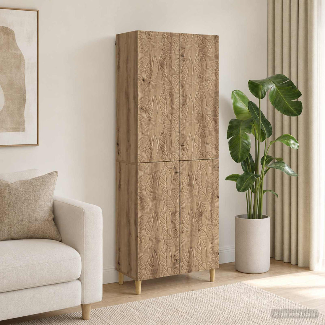 vidaXL Juego de armarios 2 uds. Roble artisan Madera de ingeniería