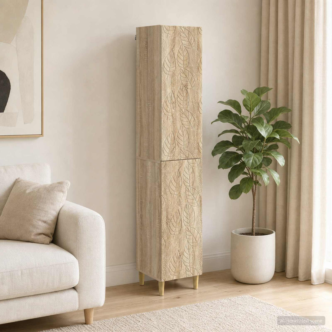 vidaXL Juego de armarios 2 uds. Roble Sonoma Madera de ingeniería