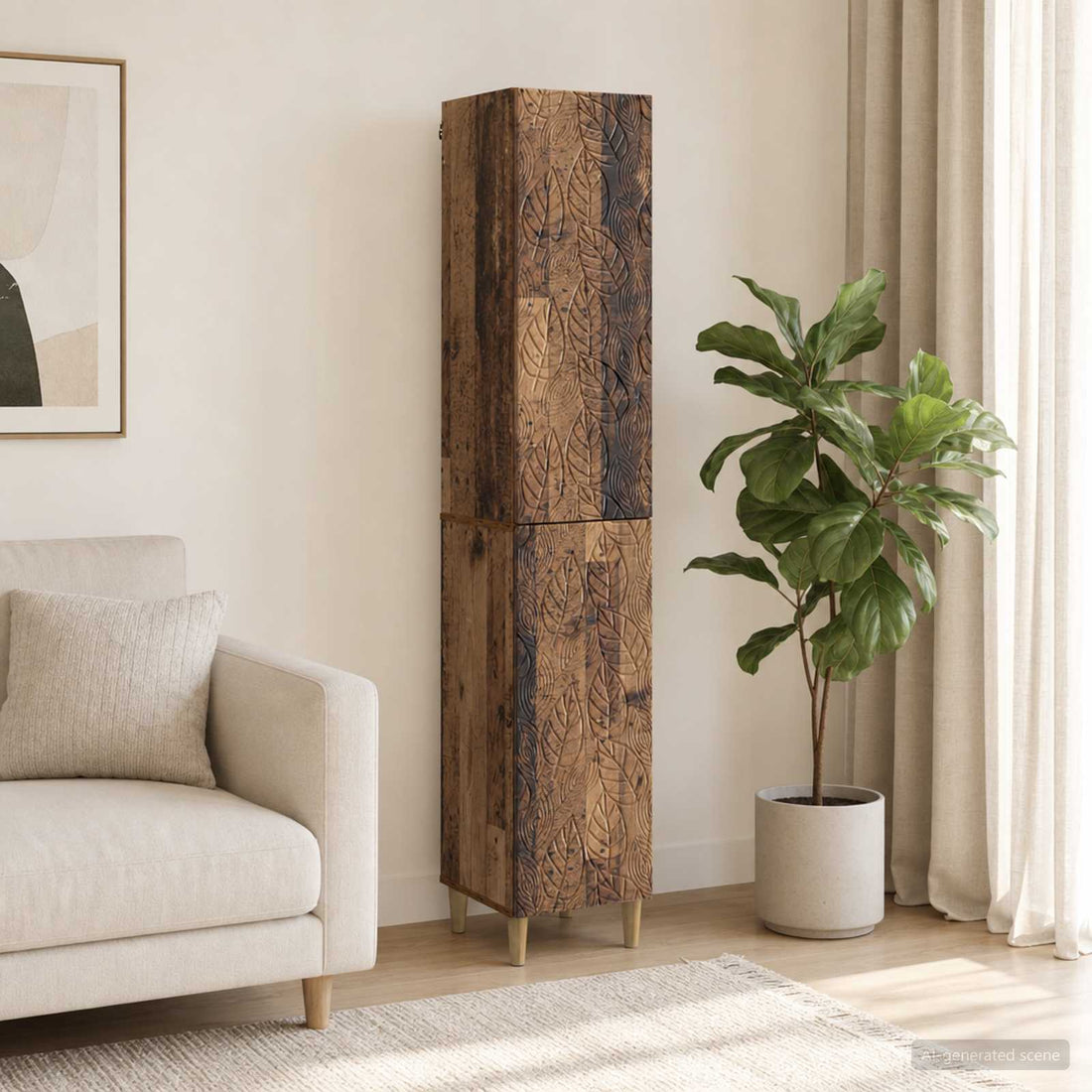 vidaXL Juego de armarios 2 uds. Madera de ingeniería