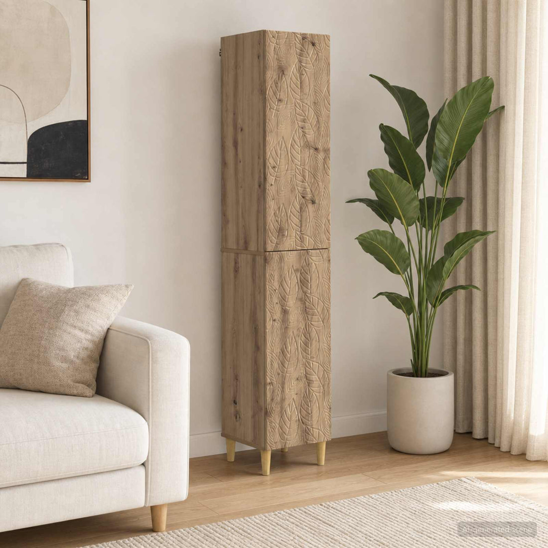 vidaXL Juego de armarios 2 uds. Roble artisan Madera de ingeniería