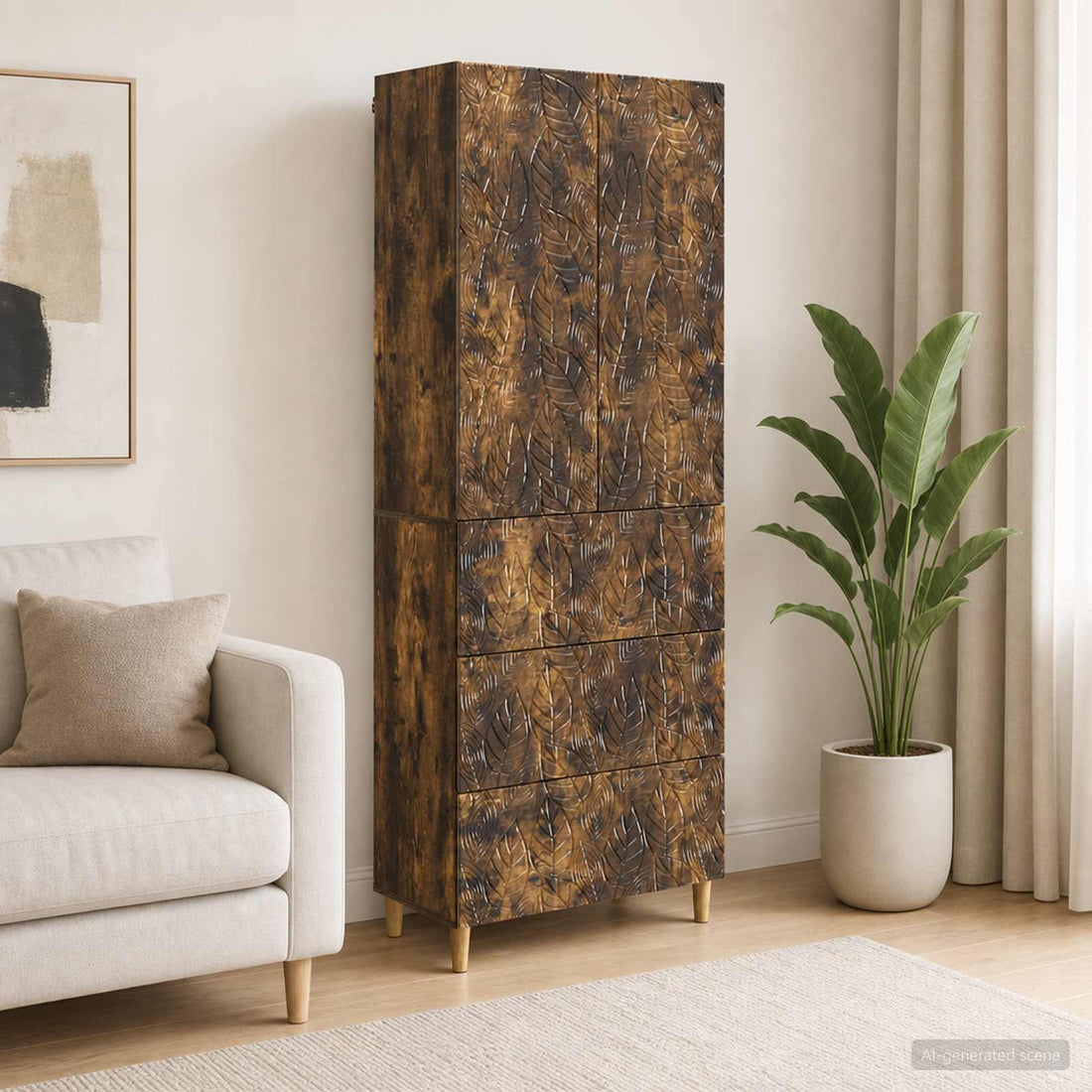 vidaXL Juego de armarios 2 uds. 66 x 34,5 x 90 cm Madera de ingeniería