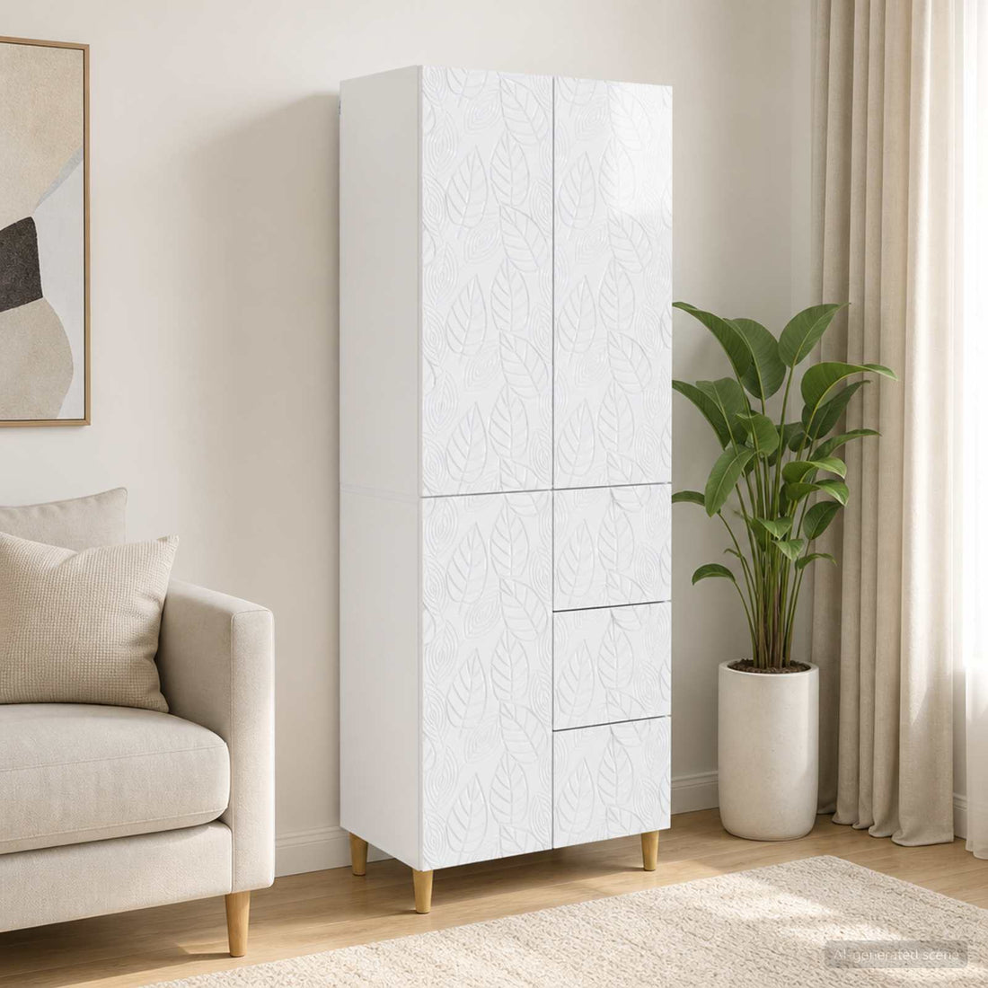 vidaXL 2 uds. Blanco Brillante