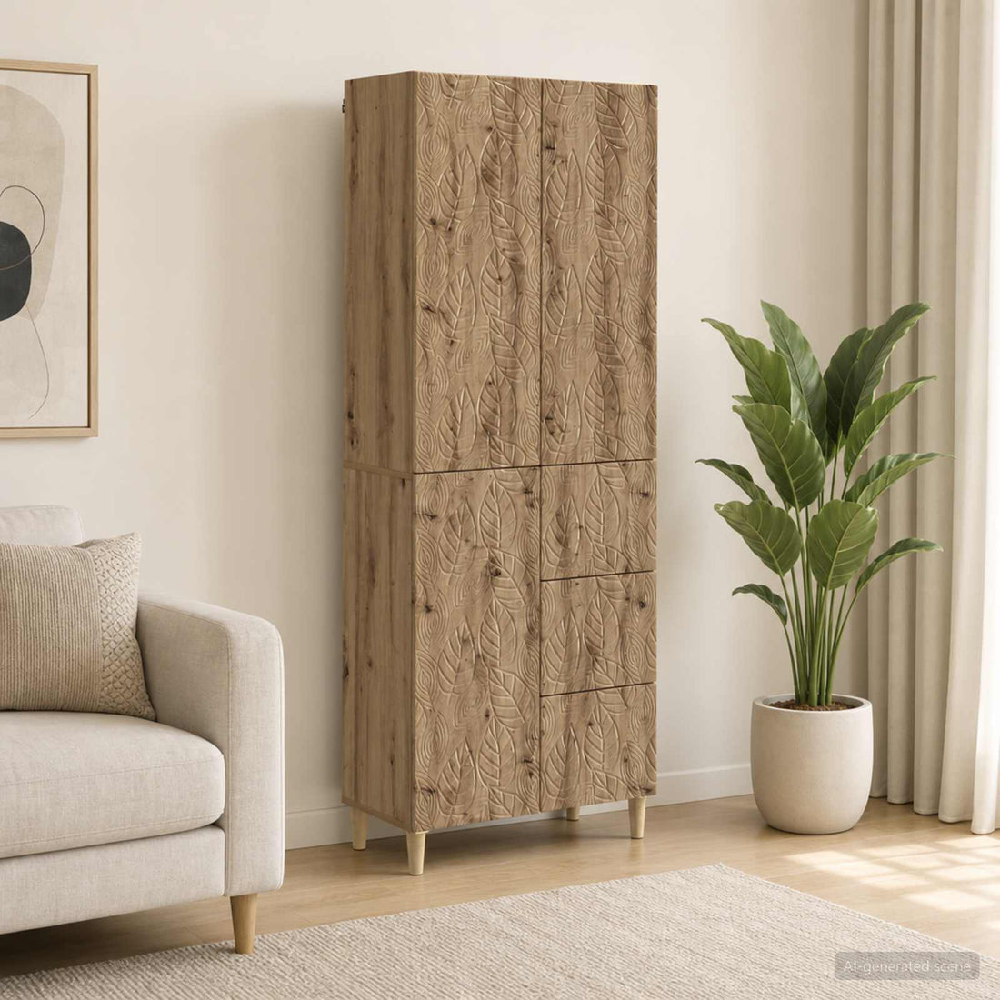 vidaXL 2 uds. Roble artisan