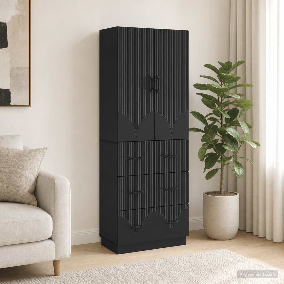 vidaXL Juego de armarios 2 uds. 66 x 34,5 x 87 cm Madera de ingeniería