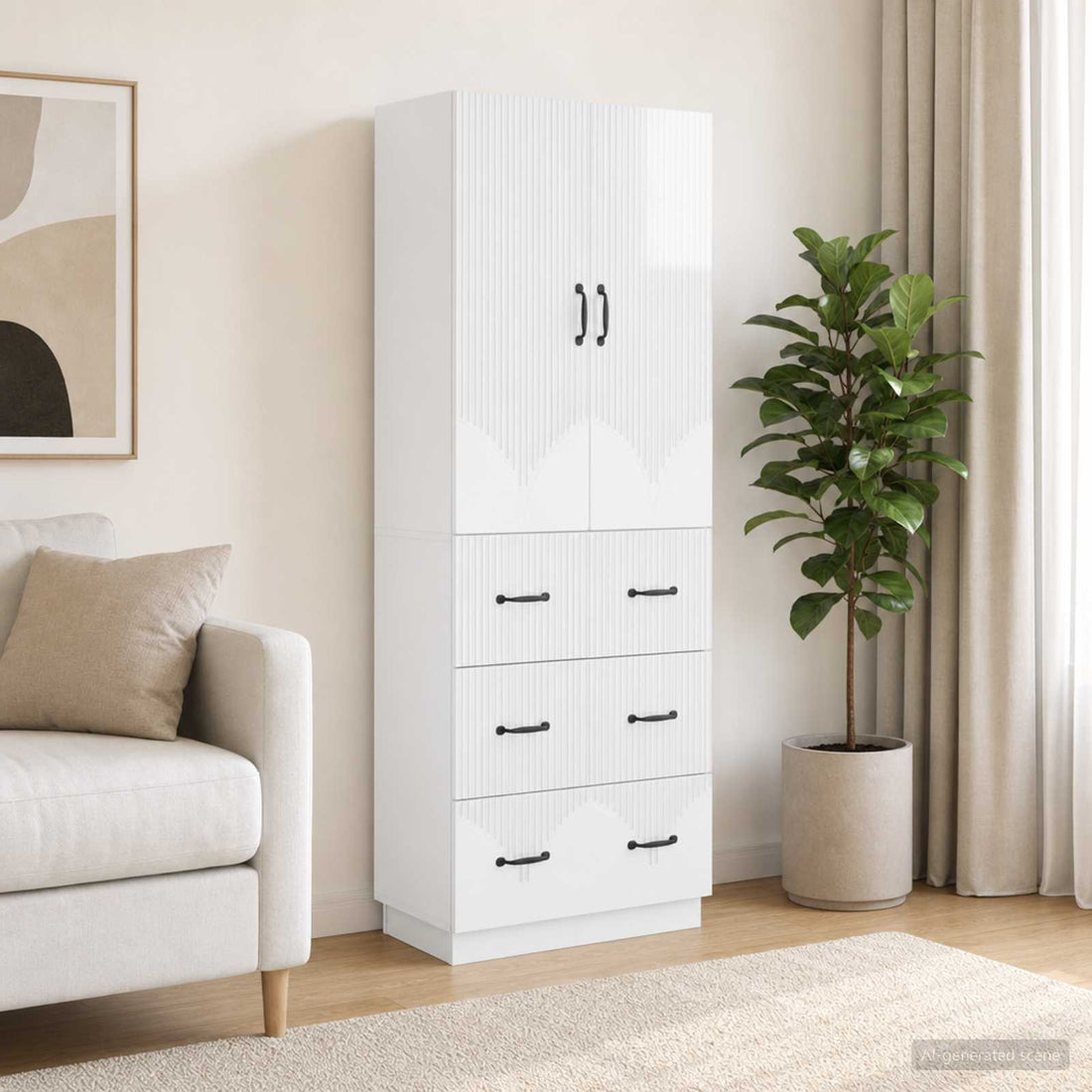 vidaXL Juego de armarios 2 uds. 66 x 34,5 x 87 cm Madera de ingeniería