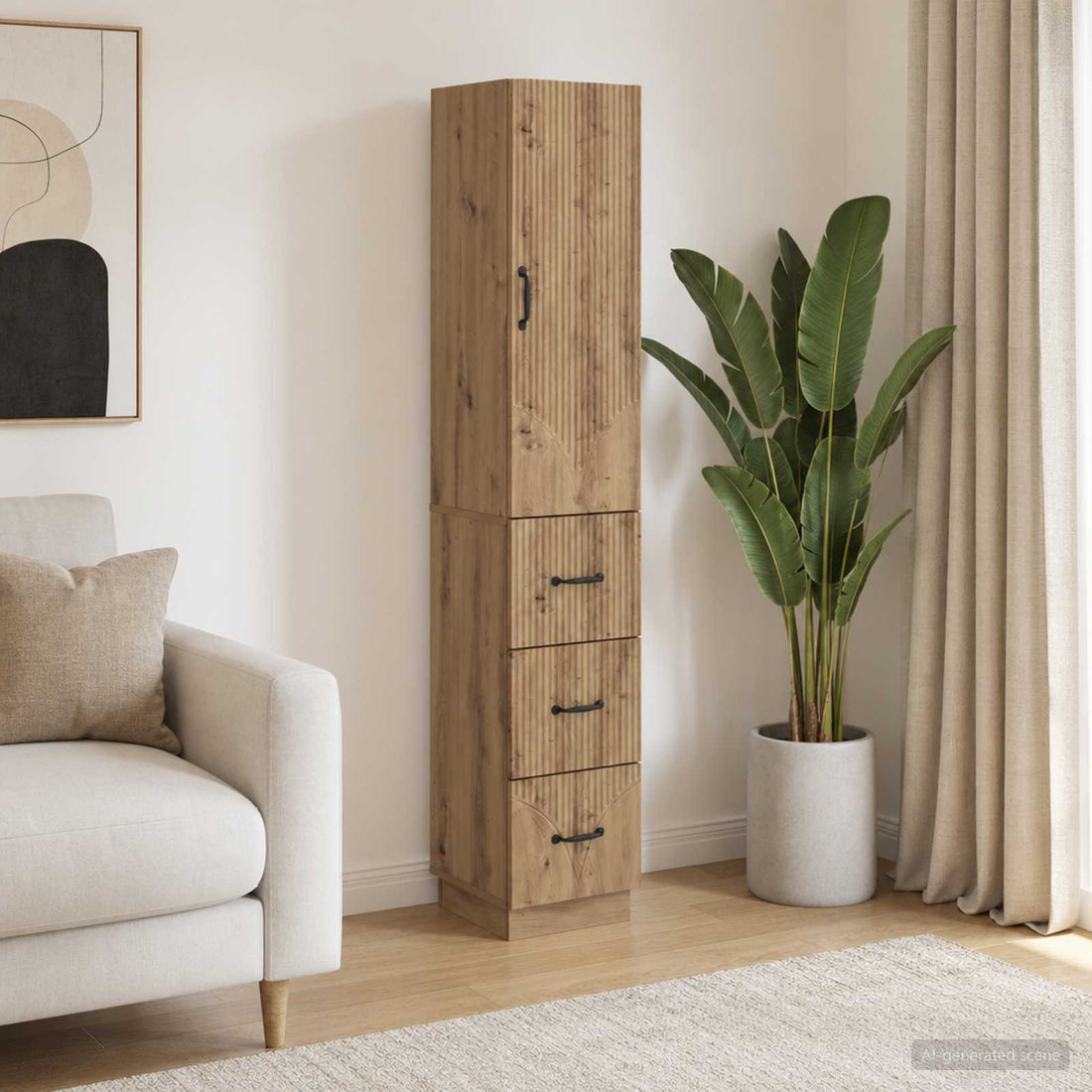 vidaXL Juego de armarios 2 uds. 33 x 34,5 x 87 cm Madera de ingeniería