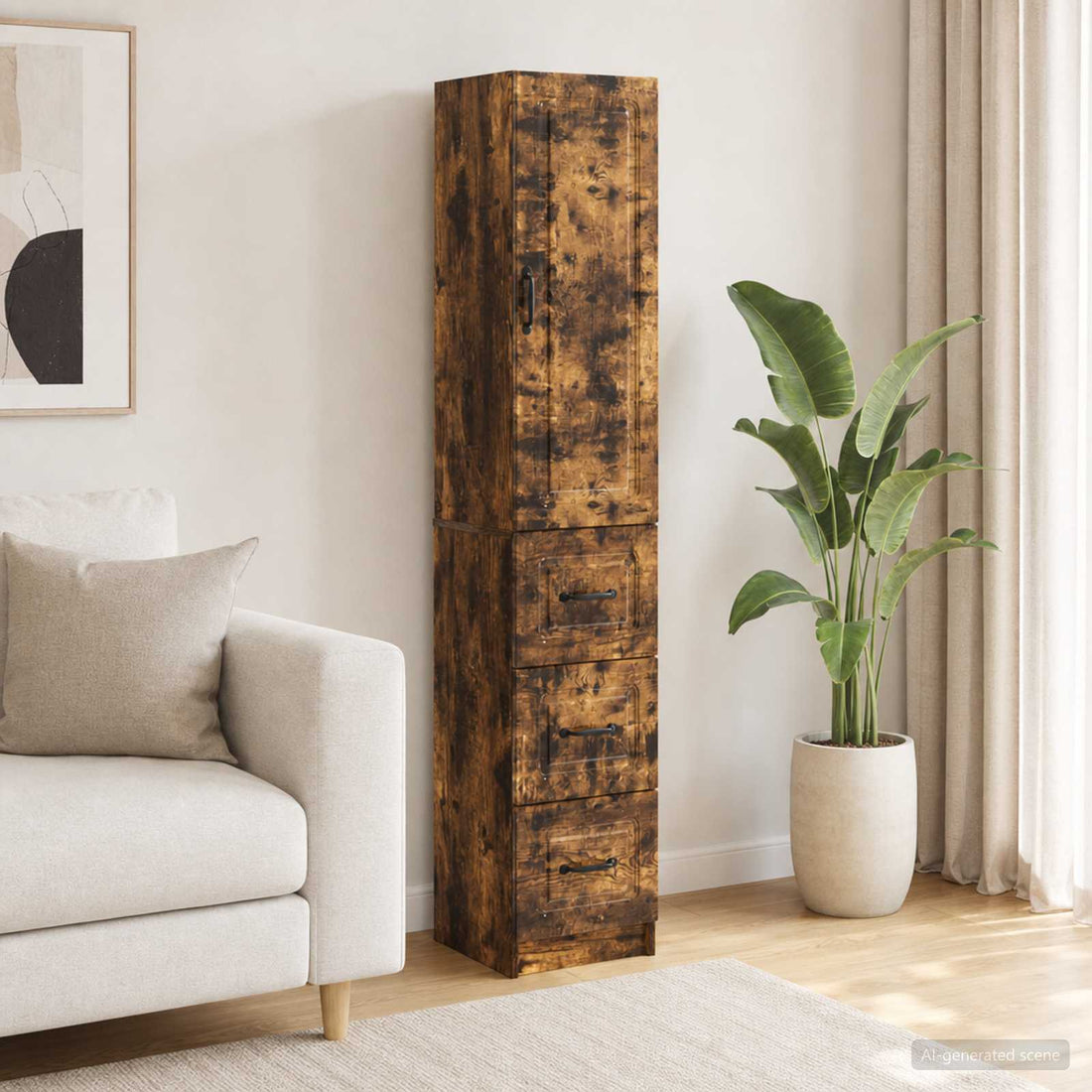 vidaXL Juego de armarios 2 uds. 33 x 34,5 x 87 cm Madera de ingeniería