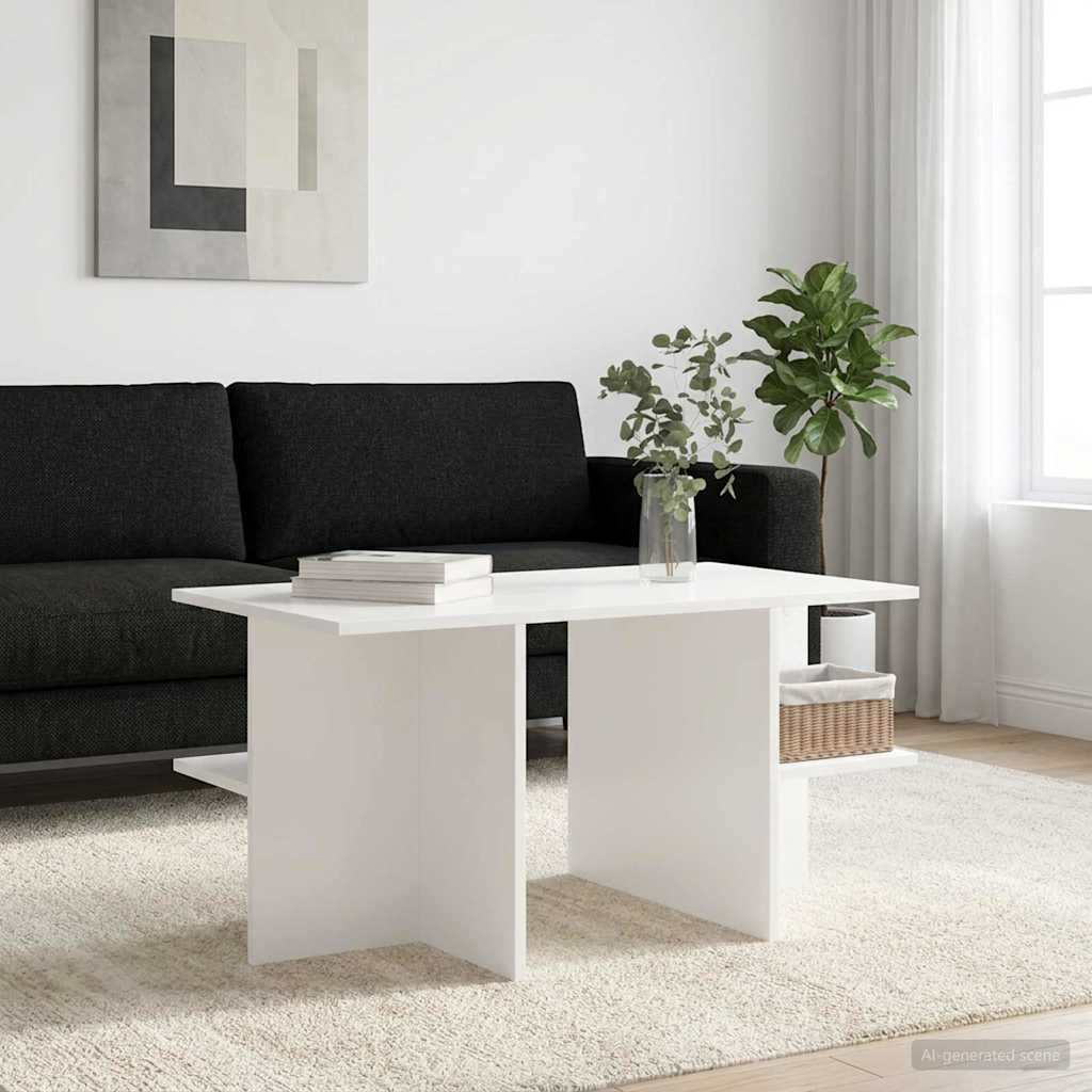 vidaXL Mesa de Café 87 x 50 x 45 cm Madera de ingeniería