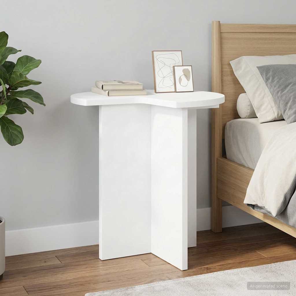 vidaXL Mesa lateral 2 uds. Ø 39 x 38 cm Madera de Ingeniería