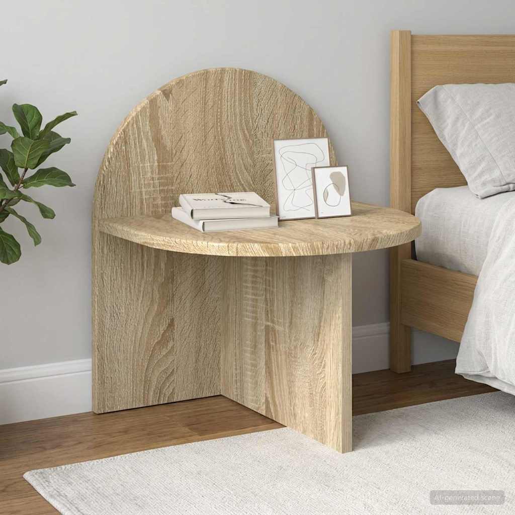 vidaXL Mesita de Noche Roble Sonoma 40 x 35,5 x 45,5 cm