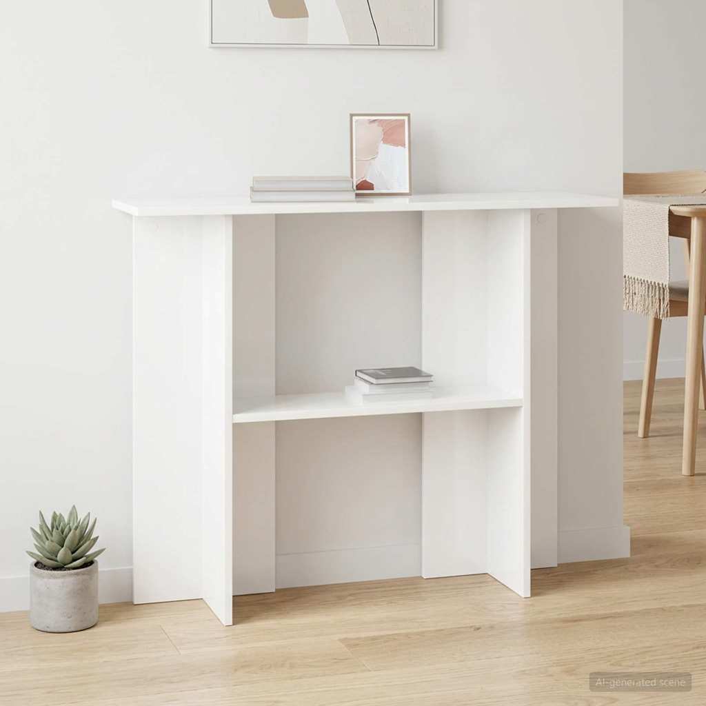 vidaXL Mesa Consola 100 x 30 x 75 cm Madera de Ingeniería