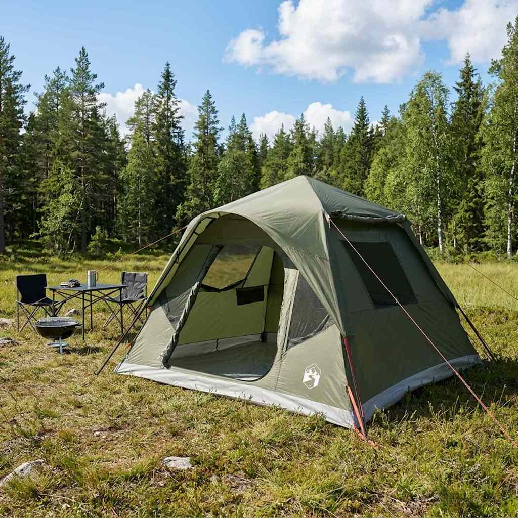vidaXL Tienda Instantánea con techo Verde oliva 305 x 275 x 190 cm