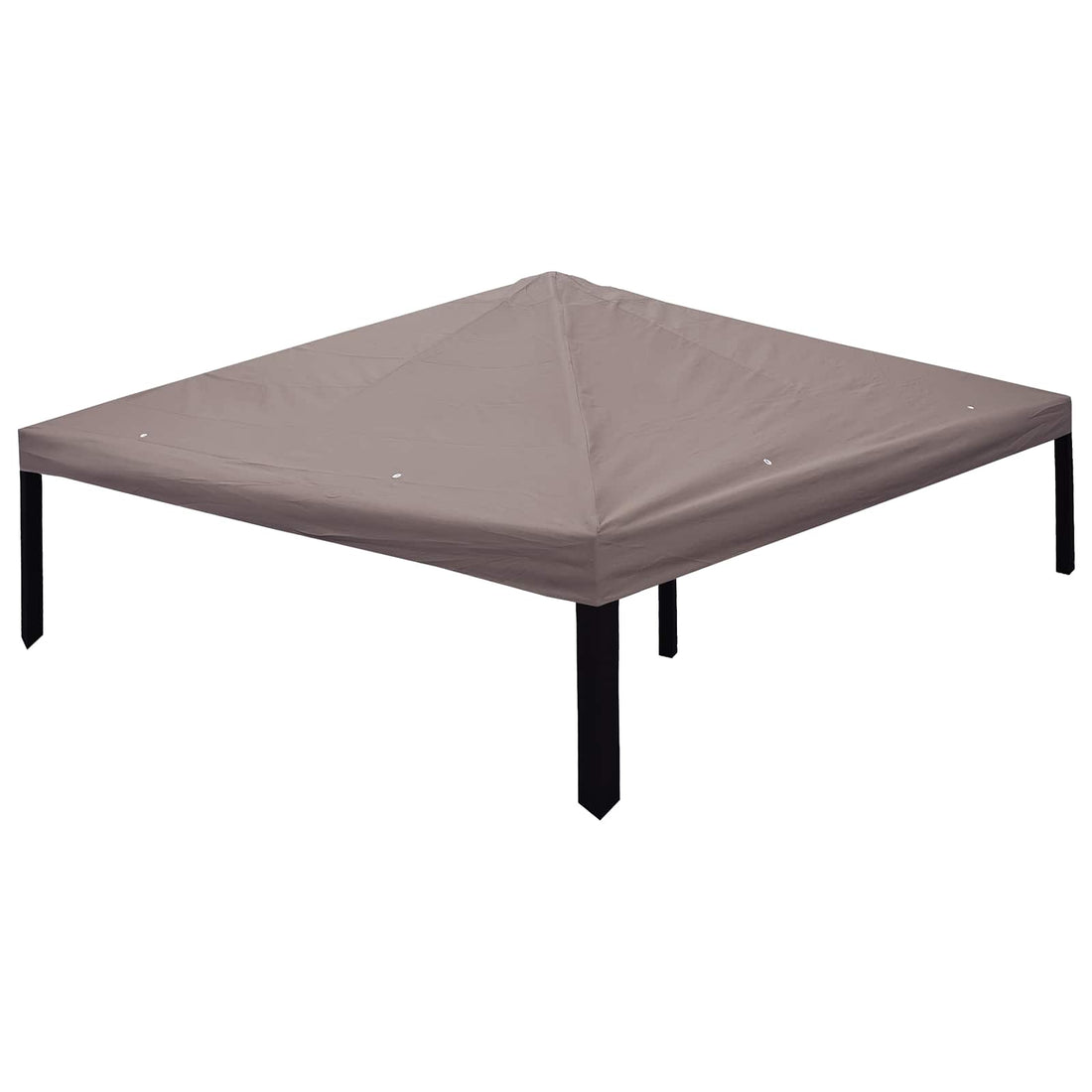 vidaXL Cubierta de gazebo 300 x 300 cm Topo Poliéster y Acero