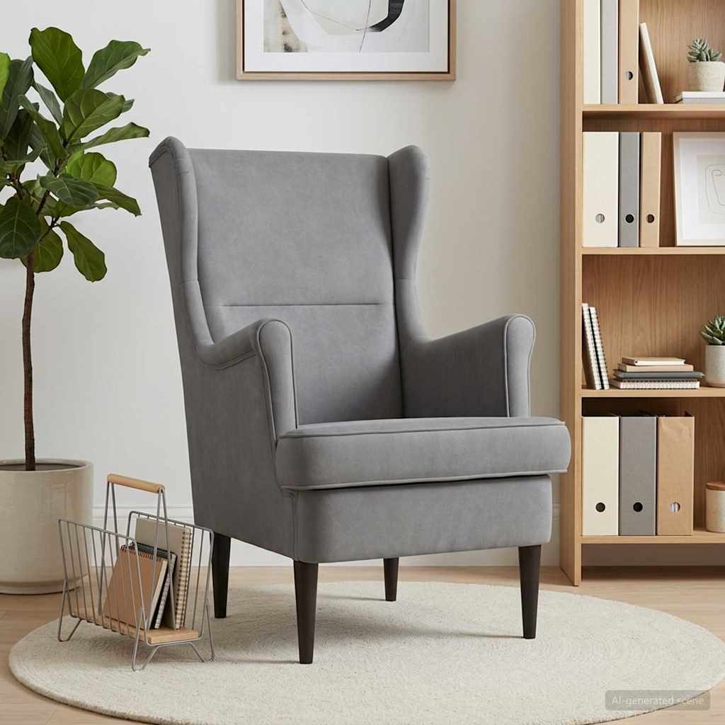 vidaXL Sillón Gris oscuro Terciopelo