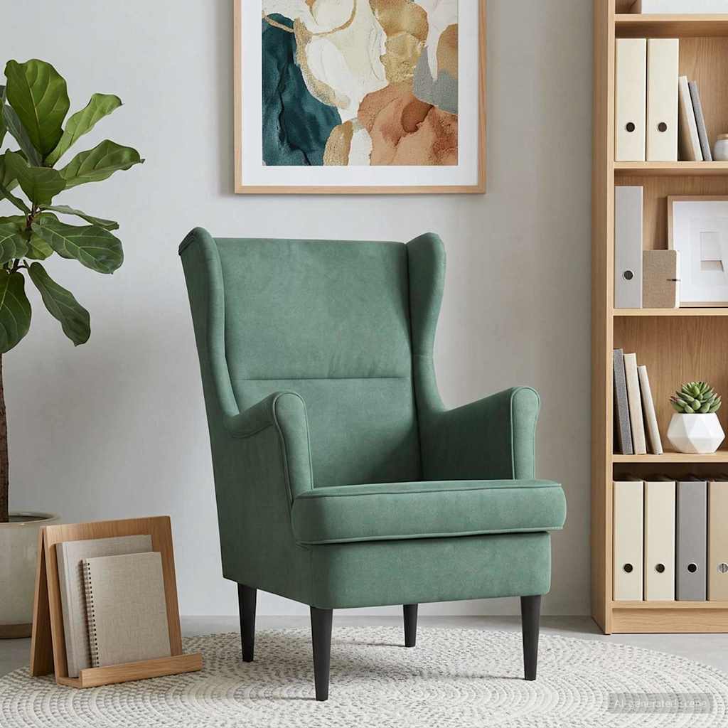 vidaXL Sillón Verde Mar Terciopelo