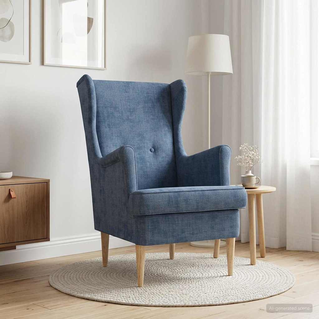 vidaXL Sillón Azul ARES
