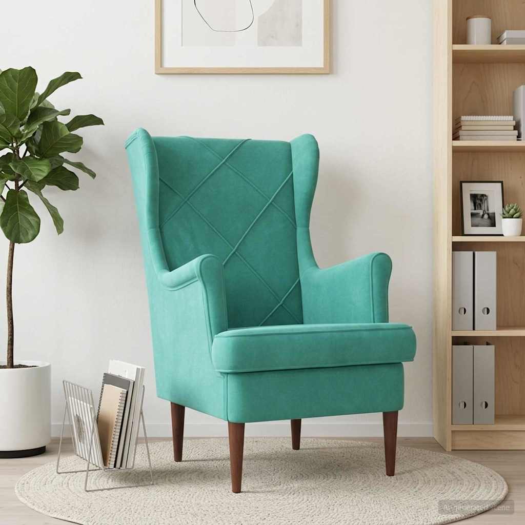 vidaXL Sillón Tuquesa Terciopelo