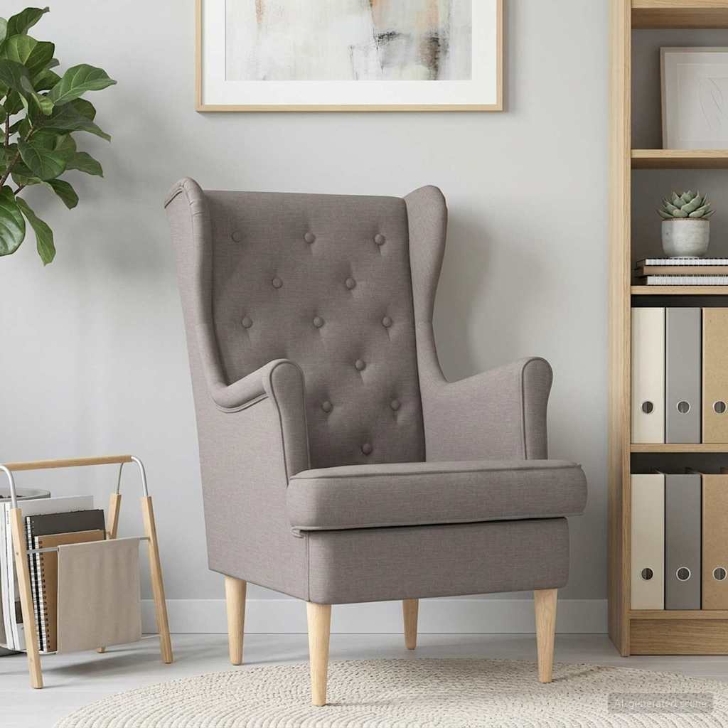 vidaXL Sillón Topo Tela