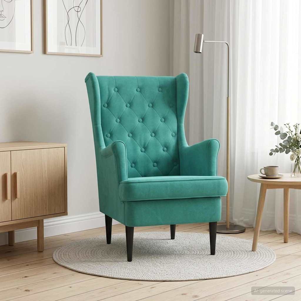 vidaXL Sillón Tuquesa Terciopelo