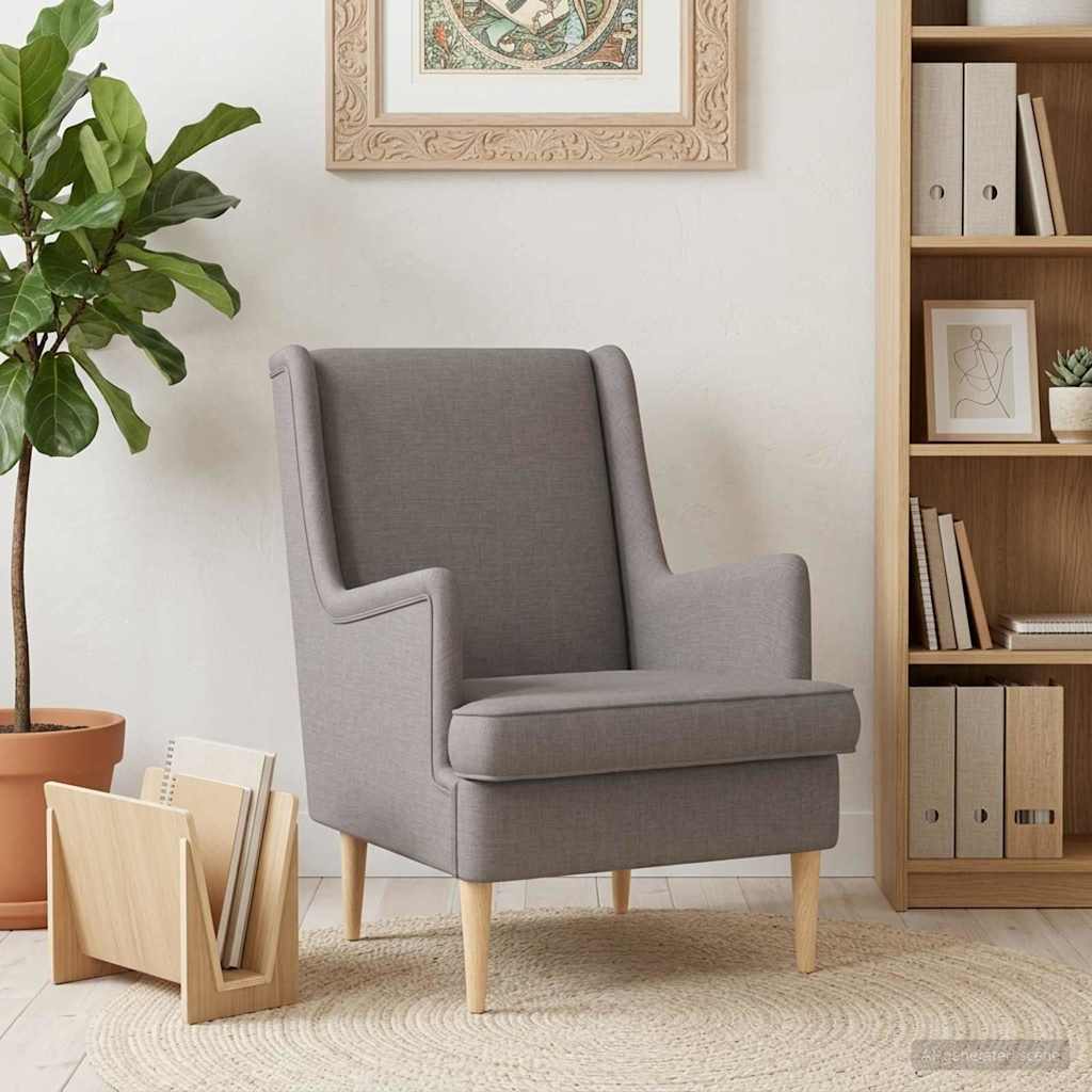 vidaXL Sillón Topo Tela