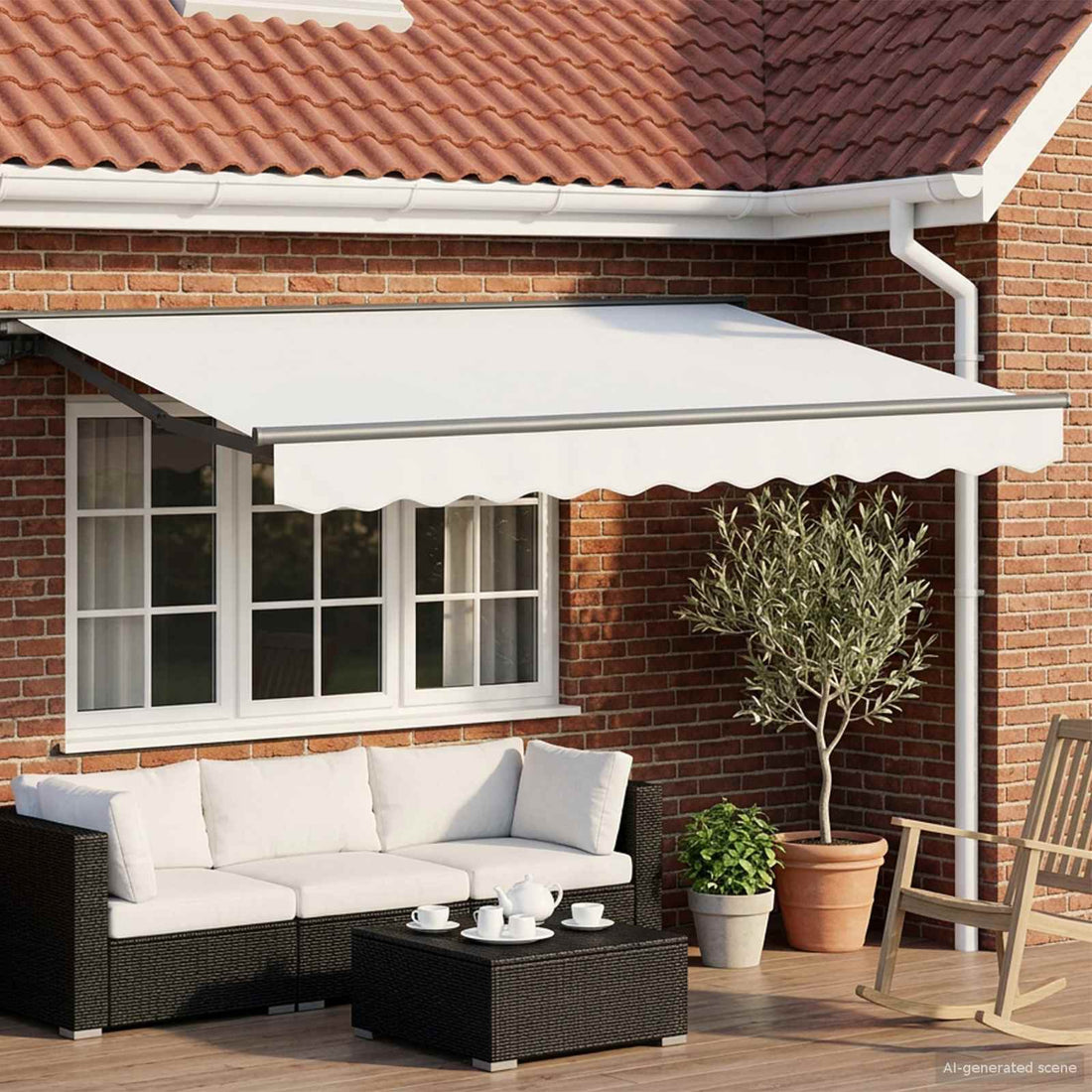 vidaXL Toldo Retráctil Eléctrico 3,5 x 2,5 m