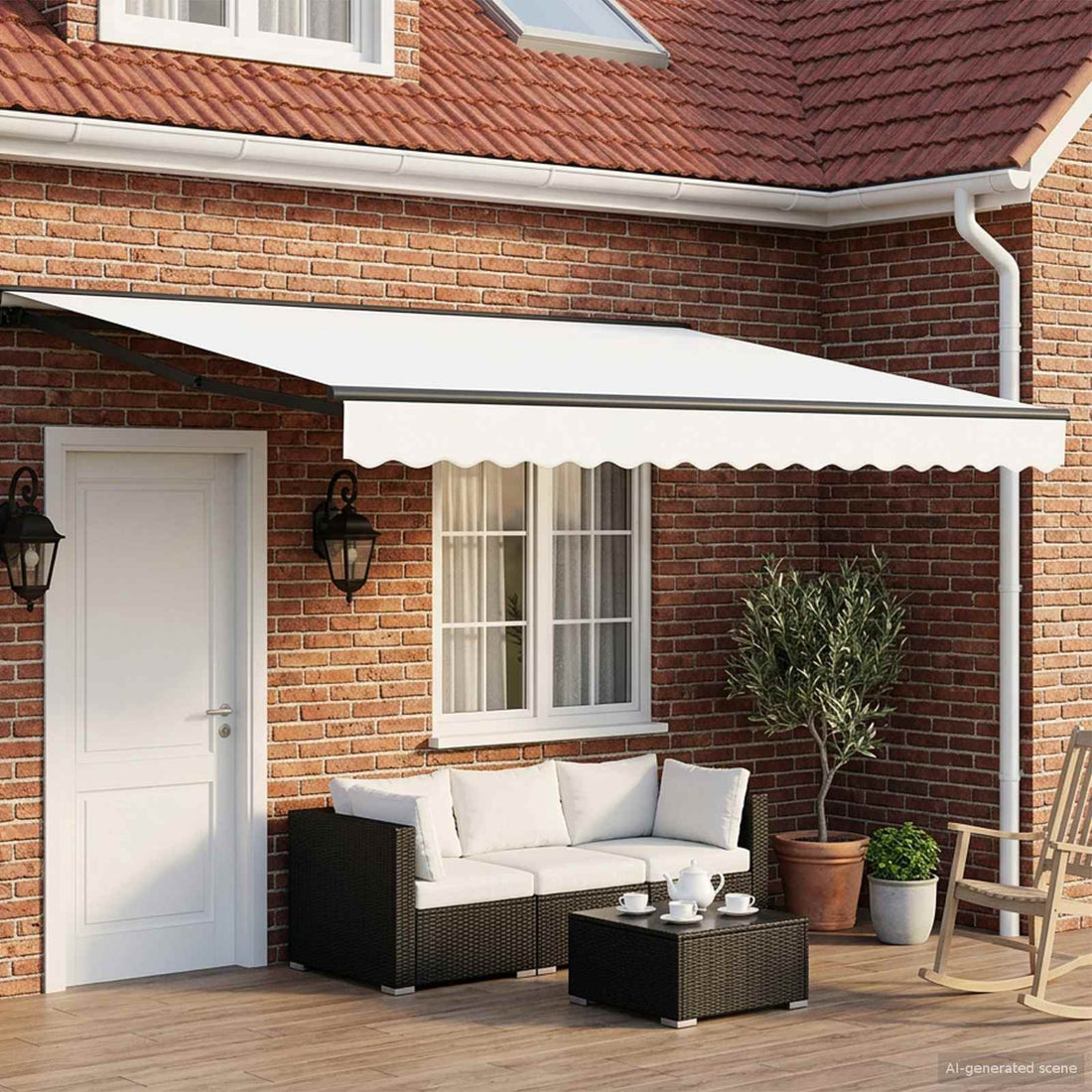 vidaXL Toldo Retráctil Eléctrico 5 x 3,5 m
