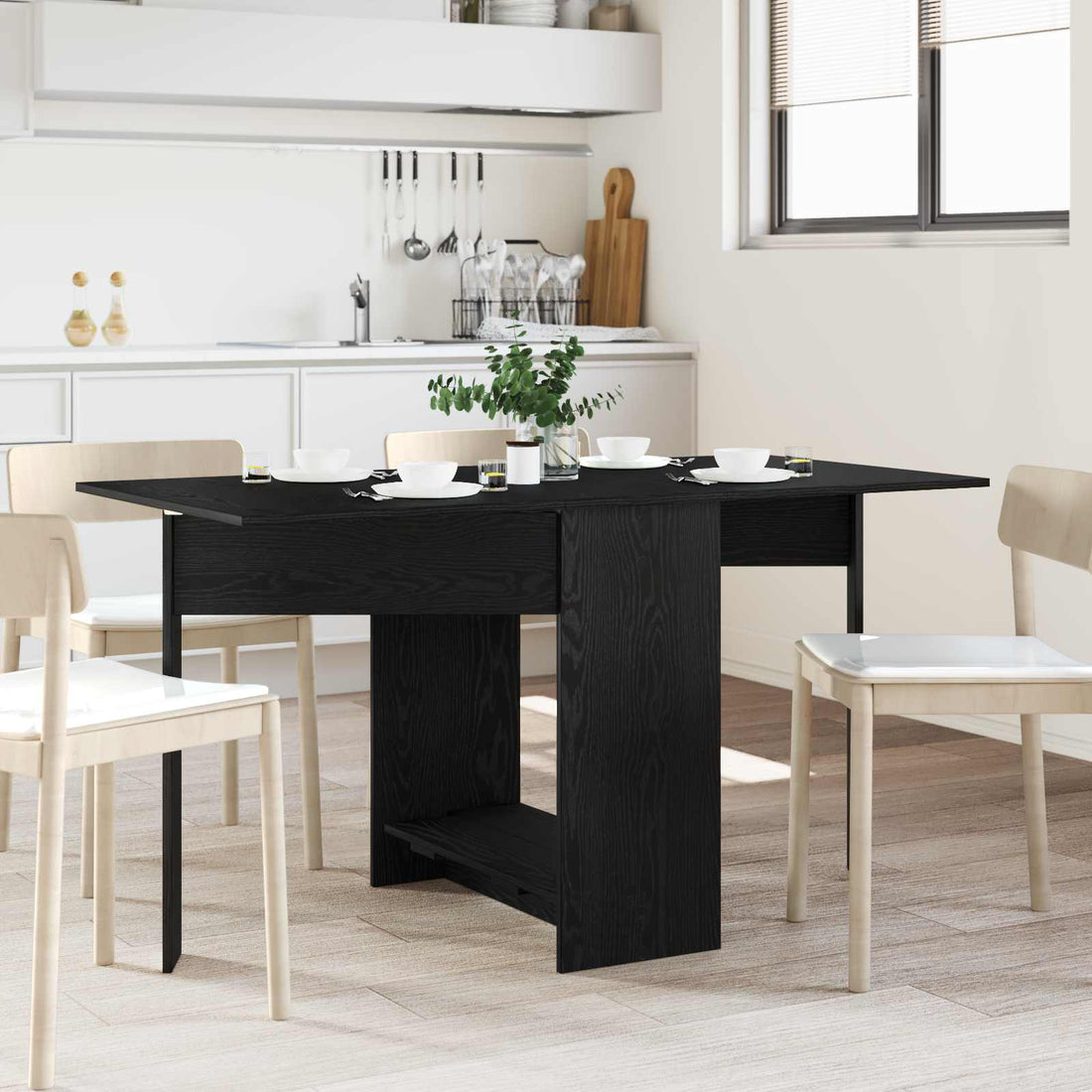 vidaXL Mesa de comedor 138 x 70 x 73,5 cm Madera de ingeniería