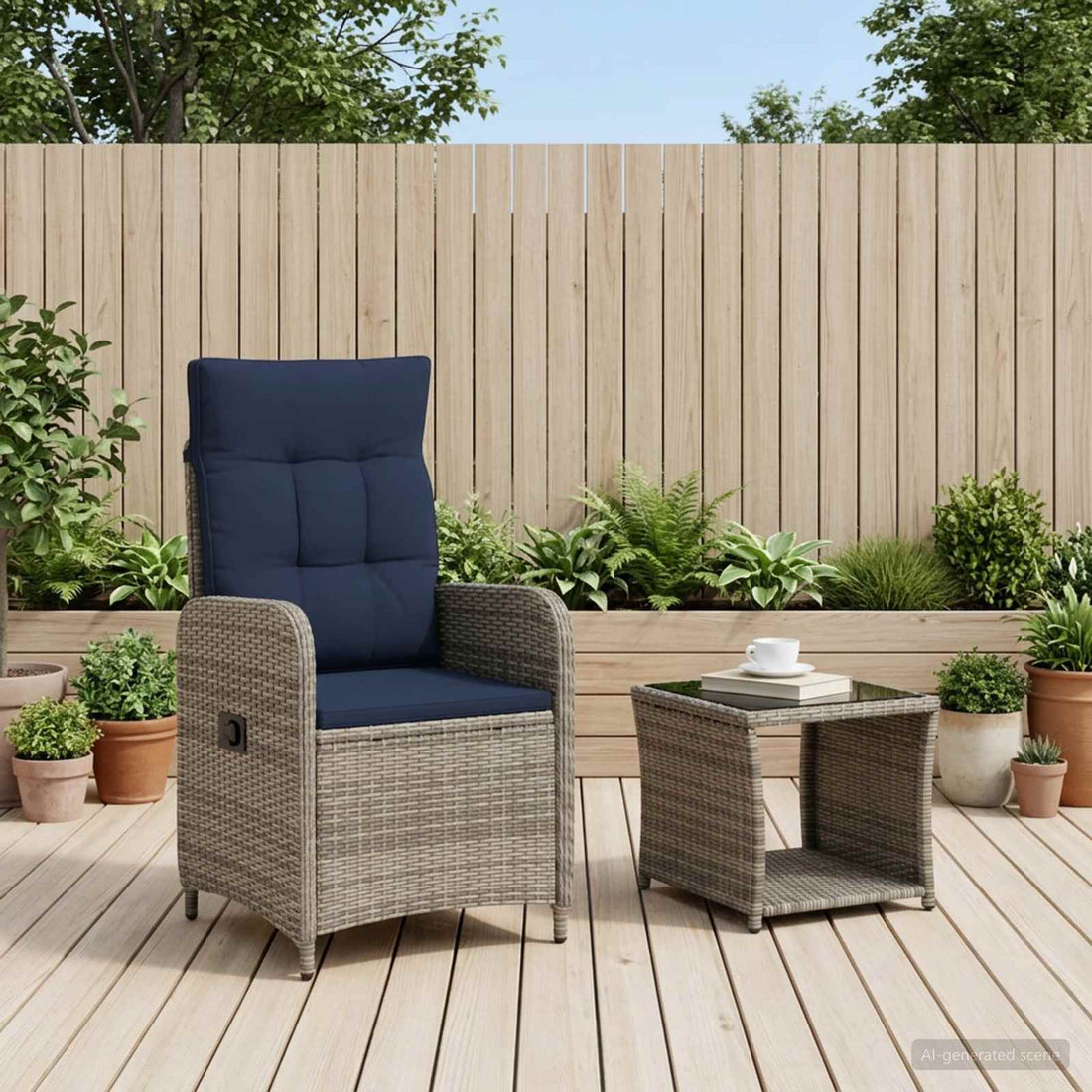 vidaXL Conjunto de Sofás de Jardín 2 uds.