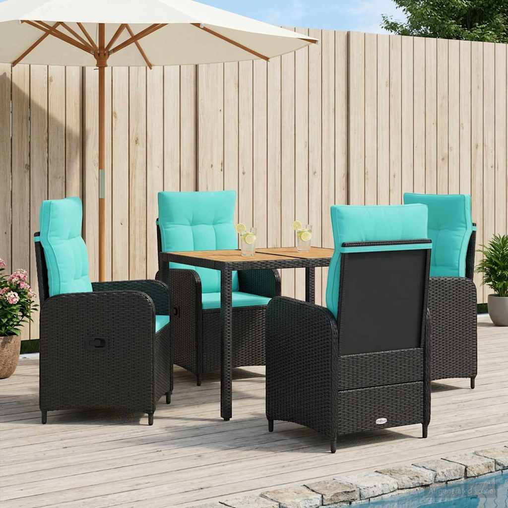 vidaXL Juego de comedor para exteriores 5 uds.