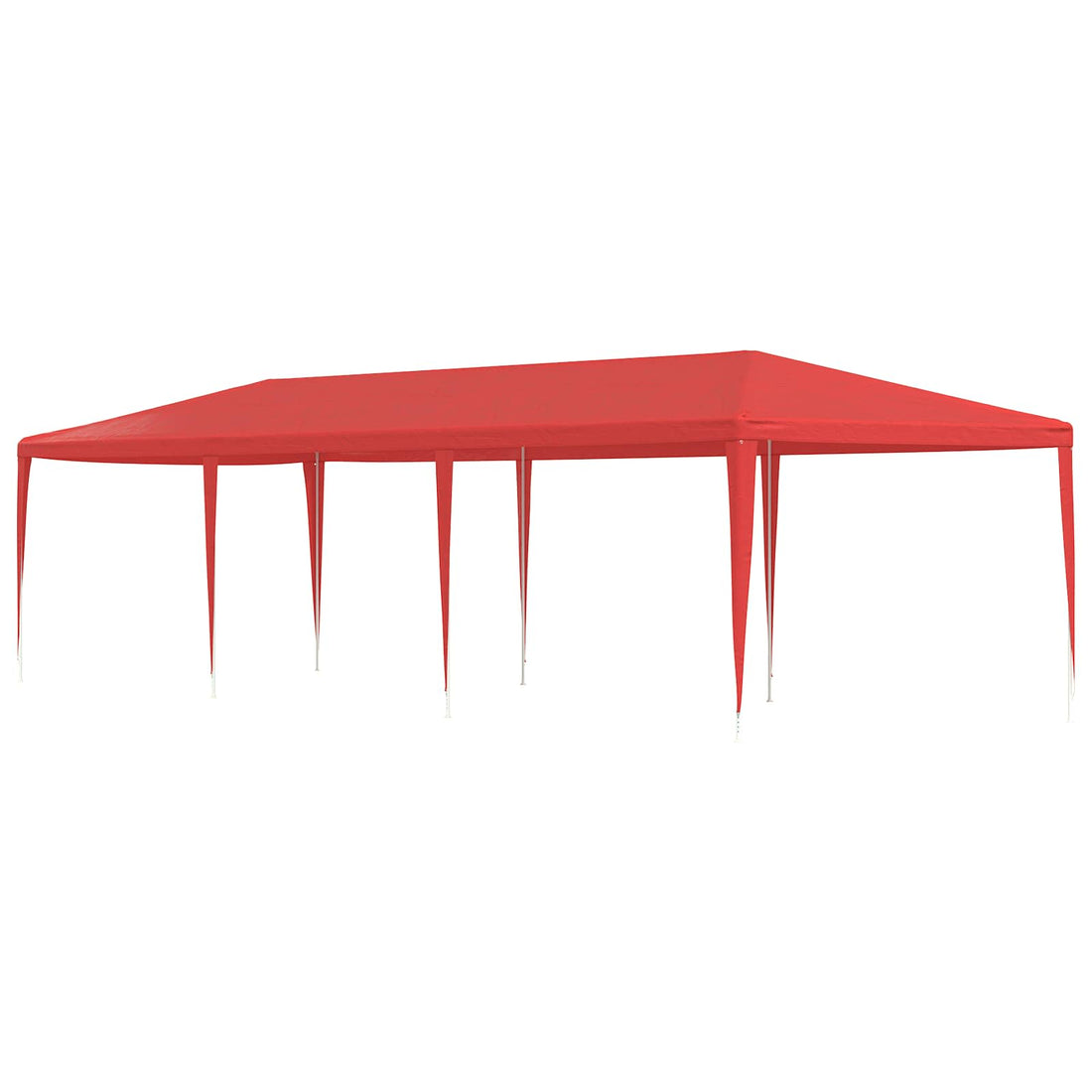 vidaXL Carpa de Fiesta Rojo 900 x 300 x 255 cm PE y acero