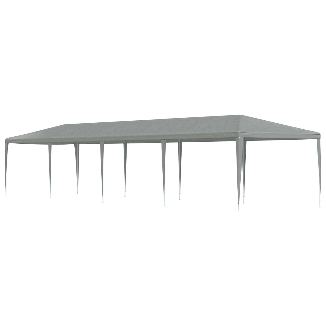 vidaXL Carpa de Fiesta Gris Claro 1200 x 300 x 255 cm PE y acero