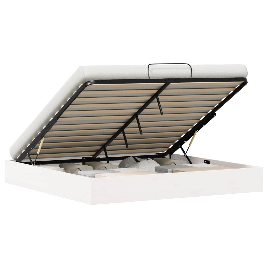 vidaXL Estructura de Cama Ottoman con Almacenamiento 200 x 200 cm