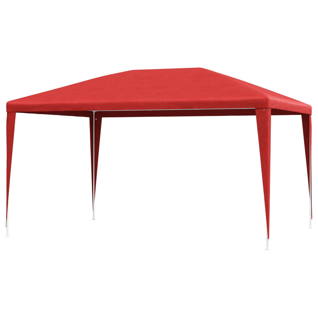vidaXL Carpa de Fiesta 400 x 300 x 255 cm Rojo PE y acero