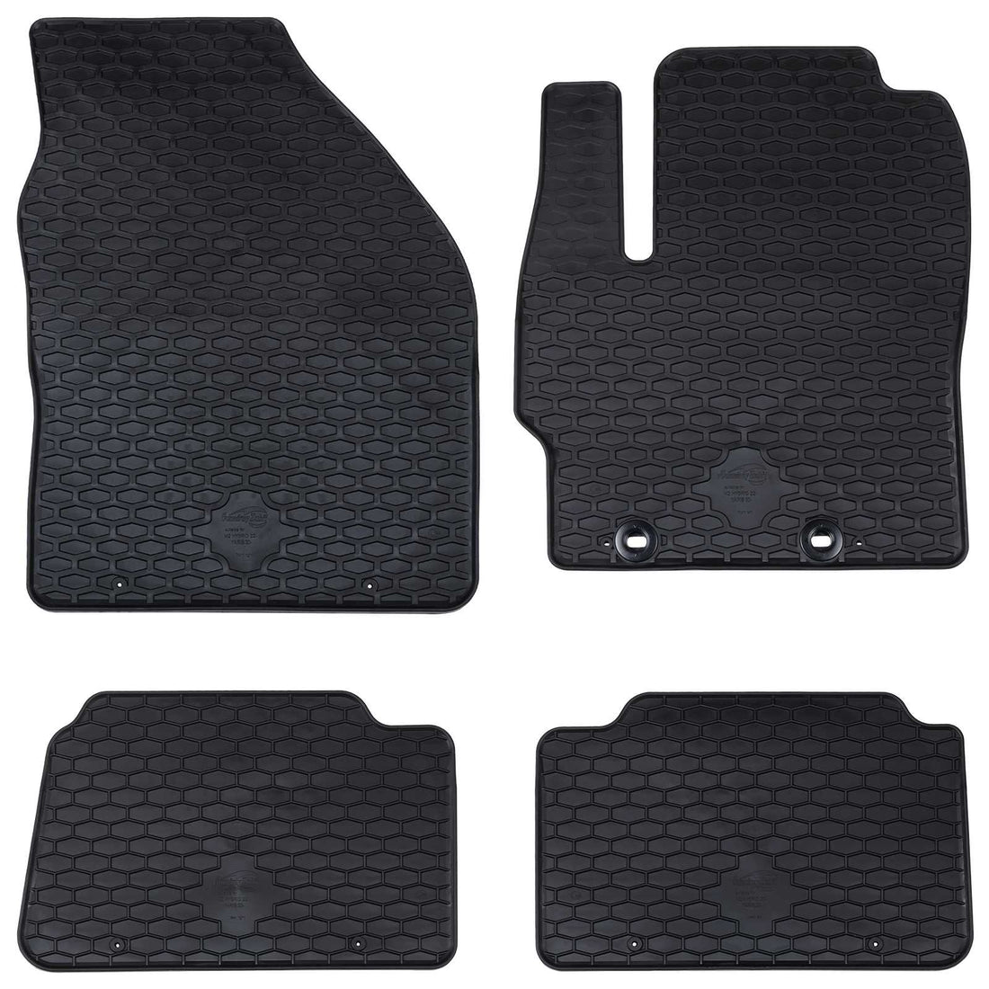 vidaXL Alfombrilla de Coche 4 uds. Ajuste para Toyota YARIS 2020- Goma