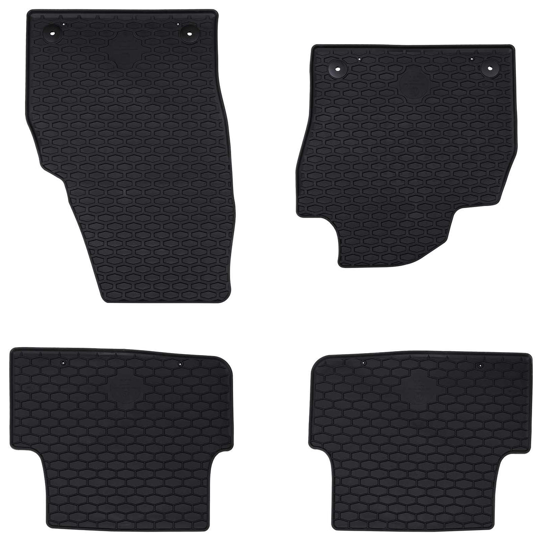 vidaXL Alfombrilla de Coche 4 uds. Adecuado para VW POLO 2021- Goma