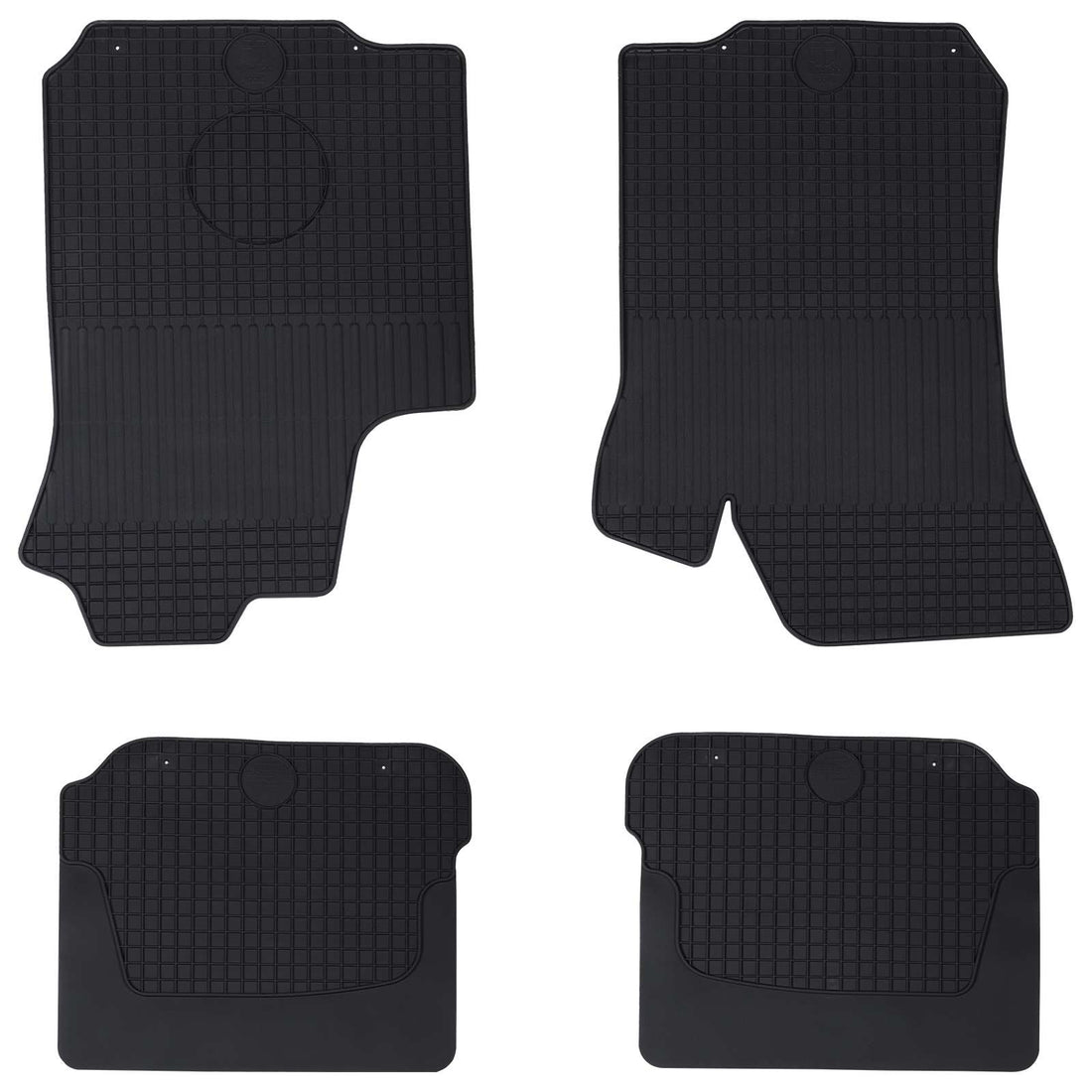 vidaXL Alfombrilla de Coche 4 uds.