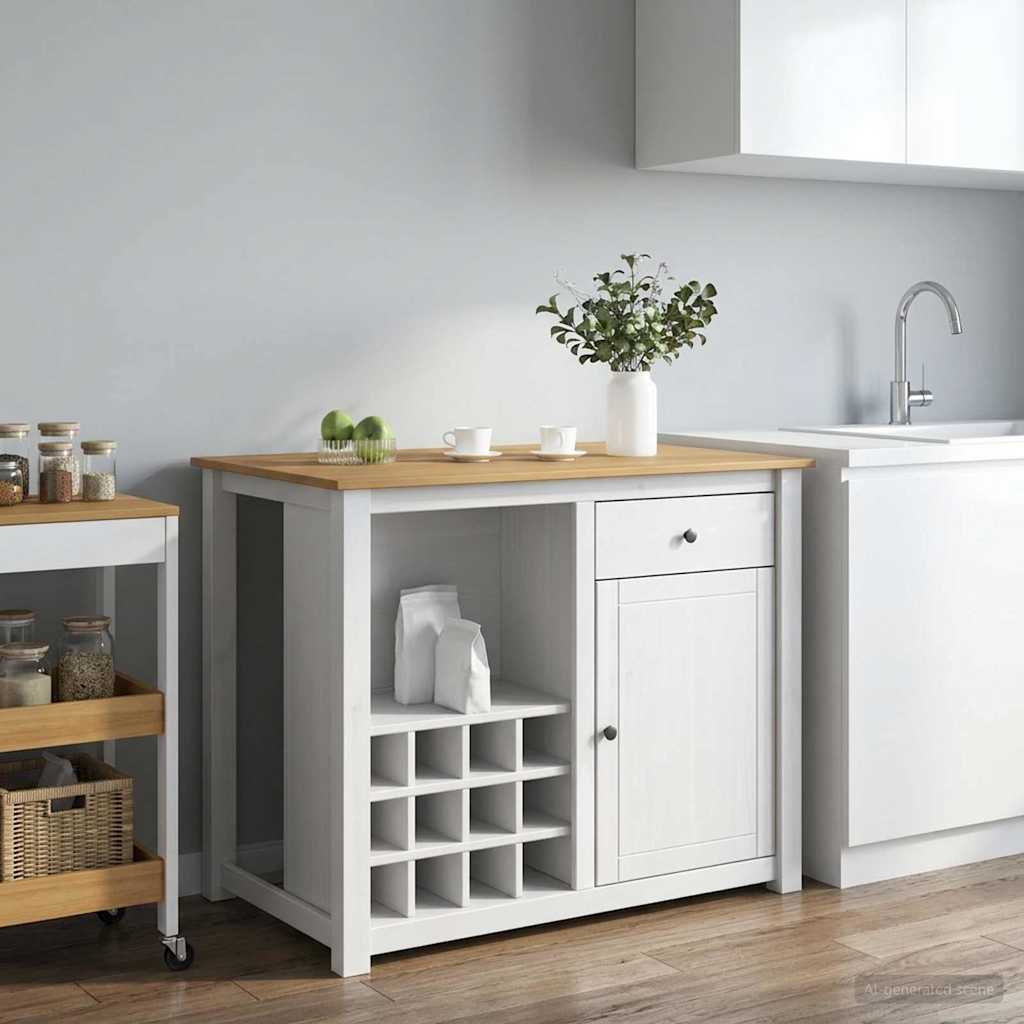 vidaXL Juego de isla de cocina 2 uds. PANAMA y Cera de Miel