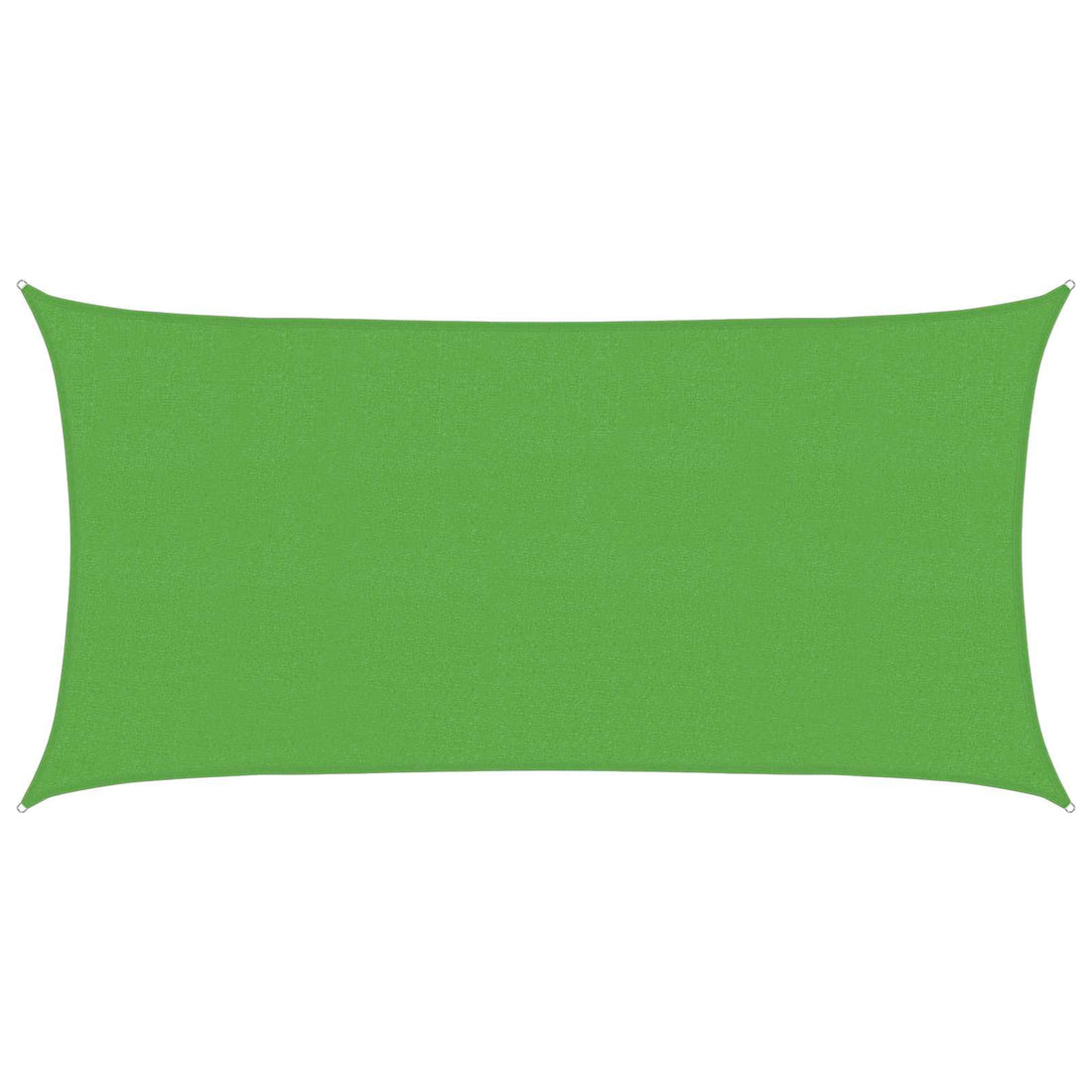vidaXL Toldo Vela 2 x 6 m HDPE Rectangular Verde claro