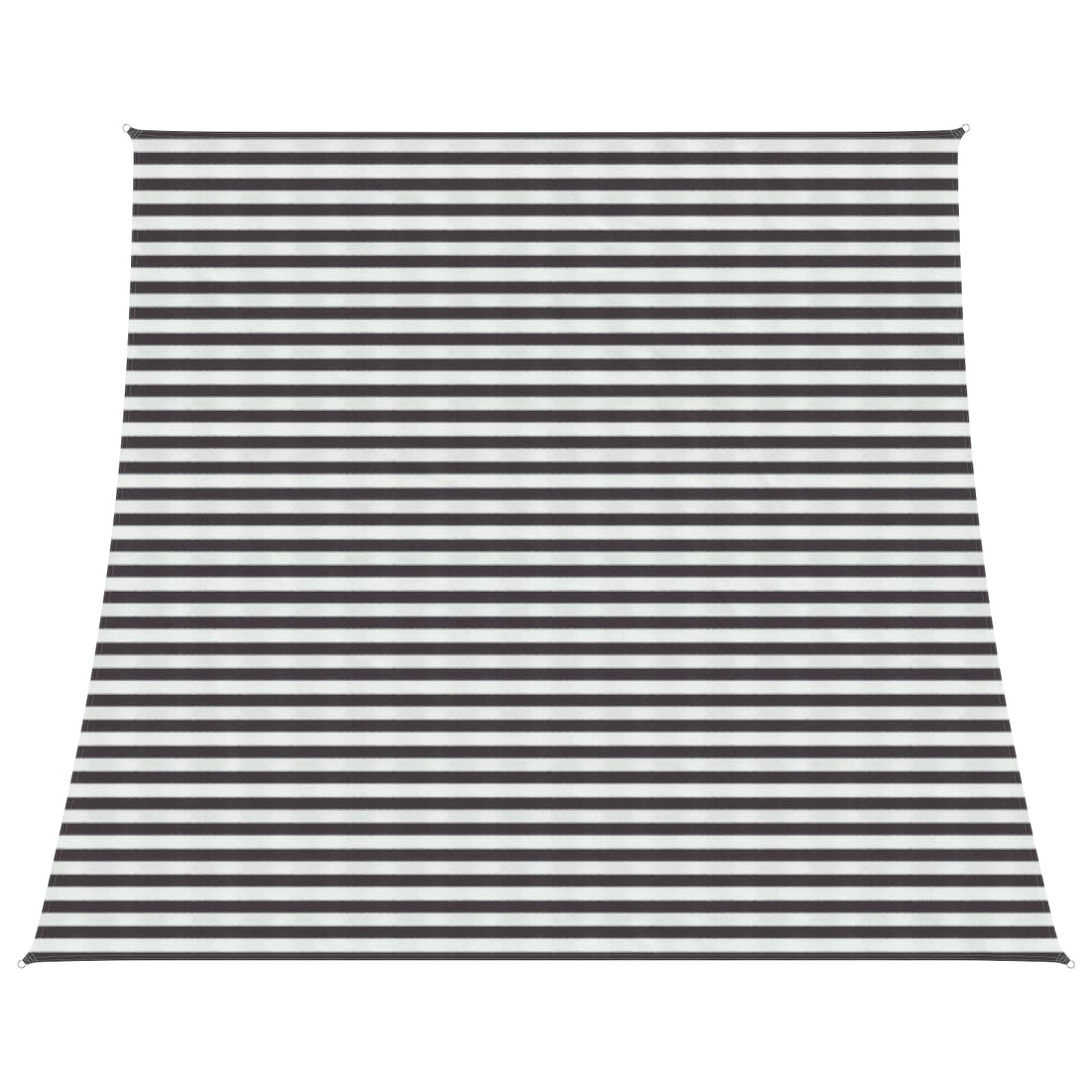 vidaXL Toldo Vela 4 / 5 x 4 m HDPE Rectangular Antracita y Blanco