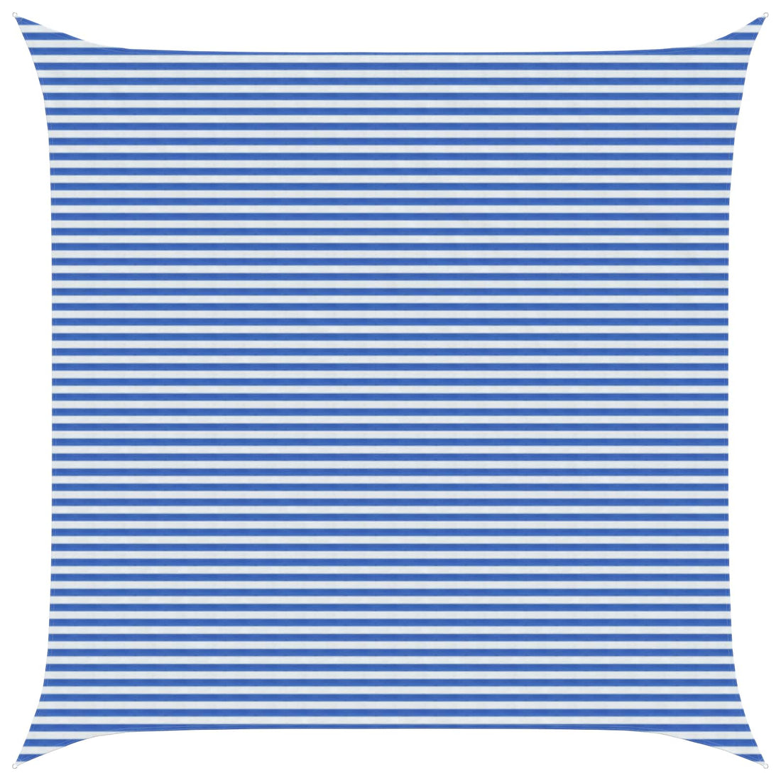 vidaXL Toldo Vela Azul y Blanco 7 x 7 m HDPE