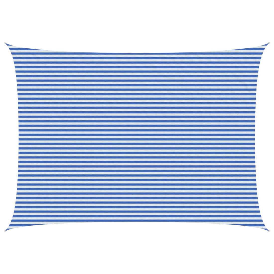 vidaXL Toldo Vela 5 x 6 m HDPE Rectangular Azul y Blanco
