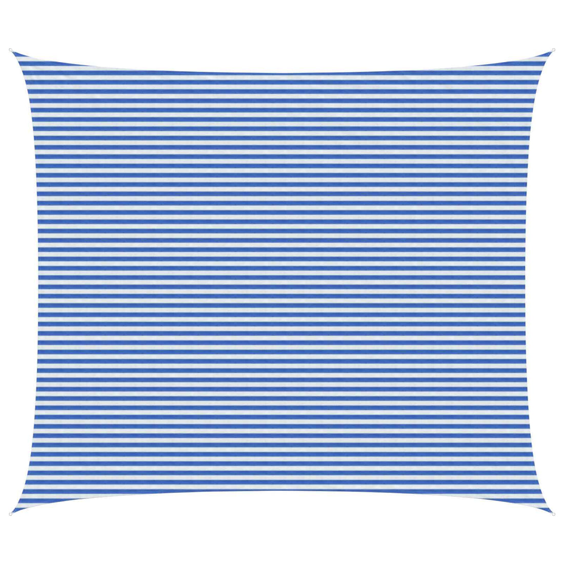 vidaXL Toldo Vela 6 x 7 m HDPE Rectangular Azul y Blanco