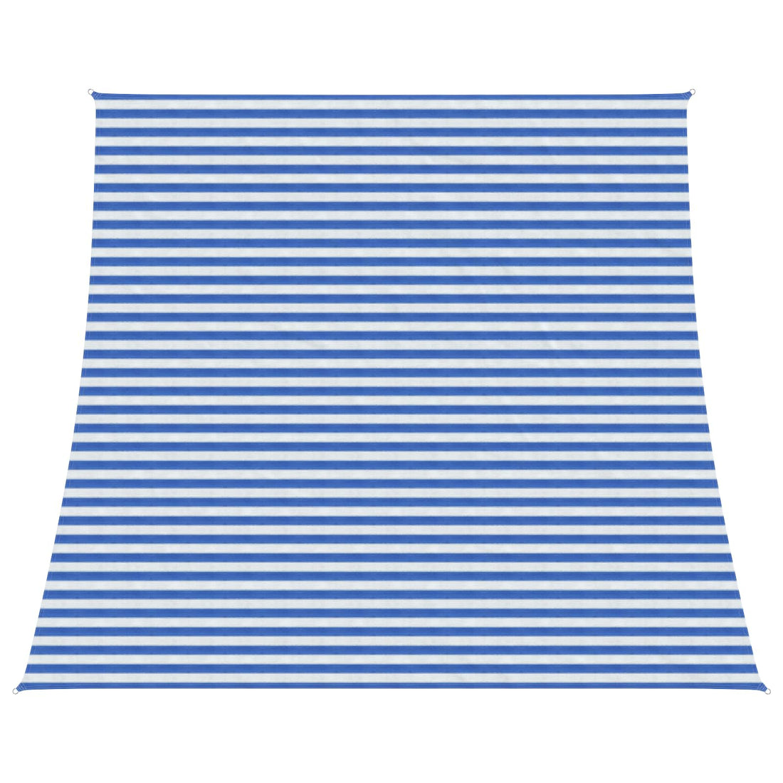 vidaXL Toldo Vela 4 / 5 x 4 m HDPE Rectangular Azul y Blanco