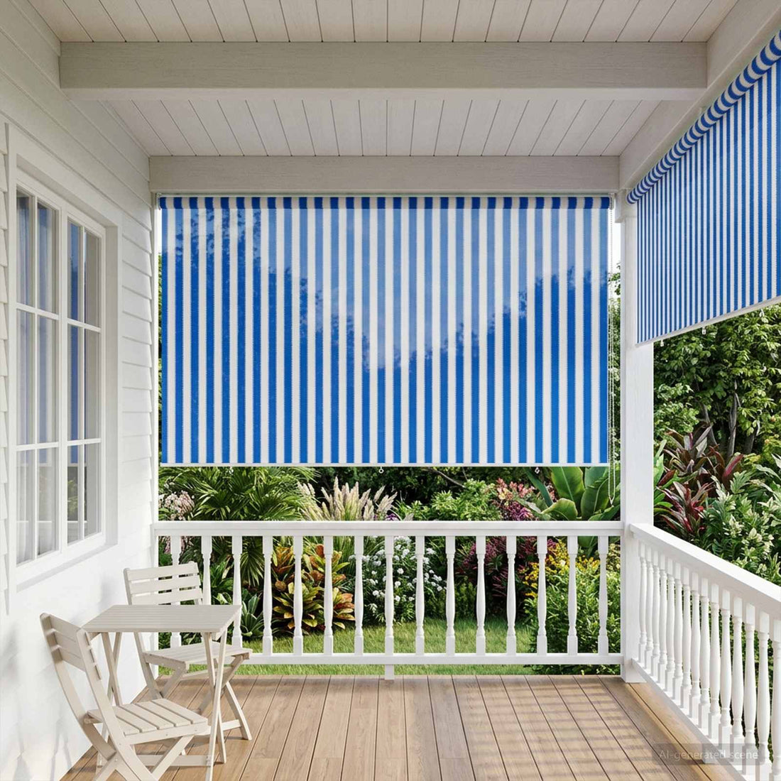 vidaXL Persiana enrollable exterior con bloqueo del 90% de rayos UV